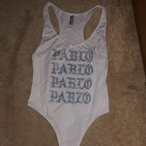 Kanye West life of Pablo Bodysuit